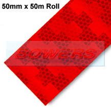 Avery Dennison Red Conspicuity Tape For Rigid Trailers